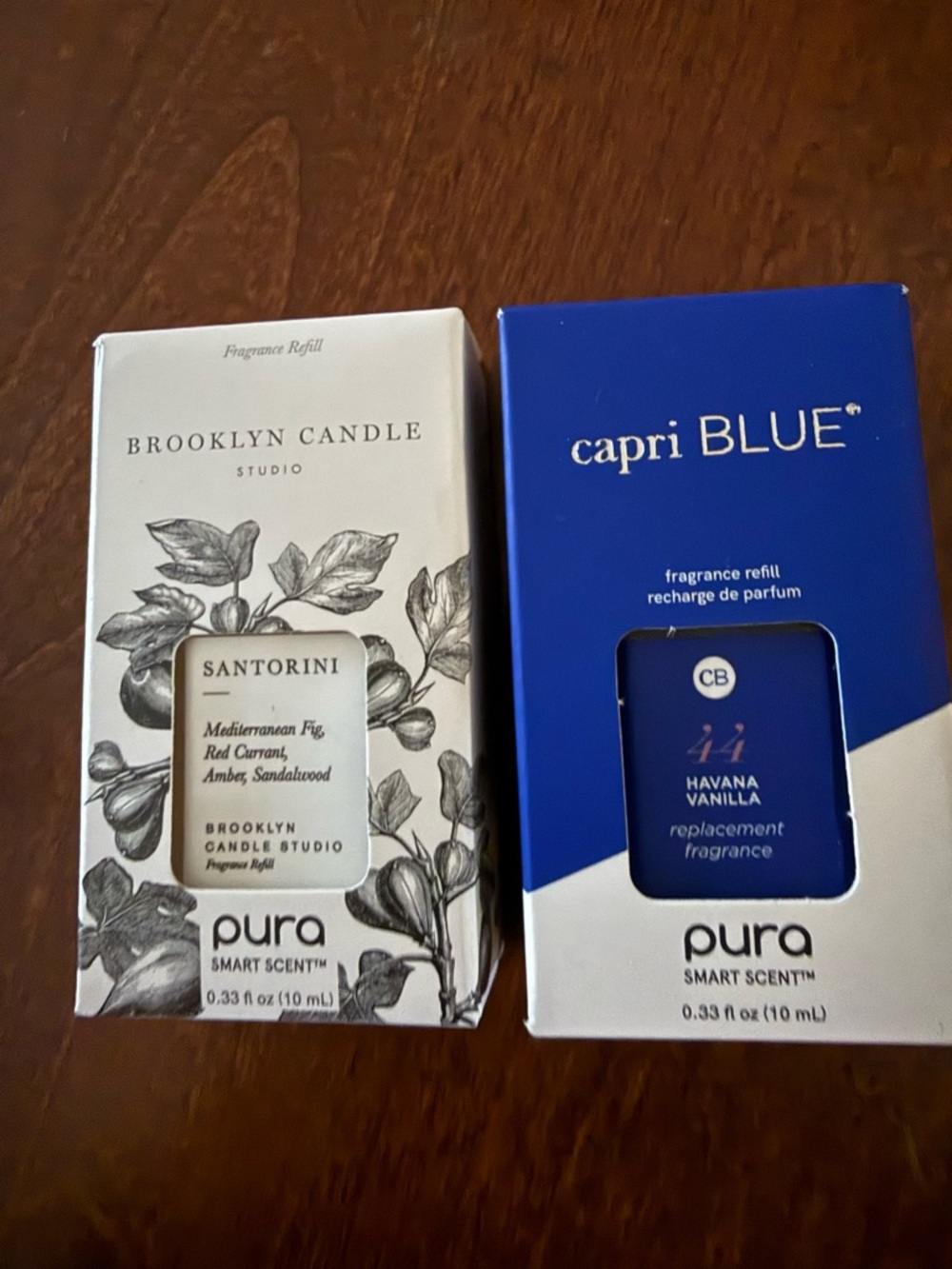 Brooklyn Candle & capri BLUE Pura Smart Scent Refill - White and Blue